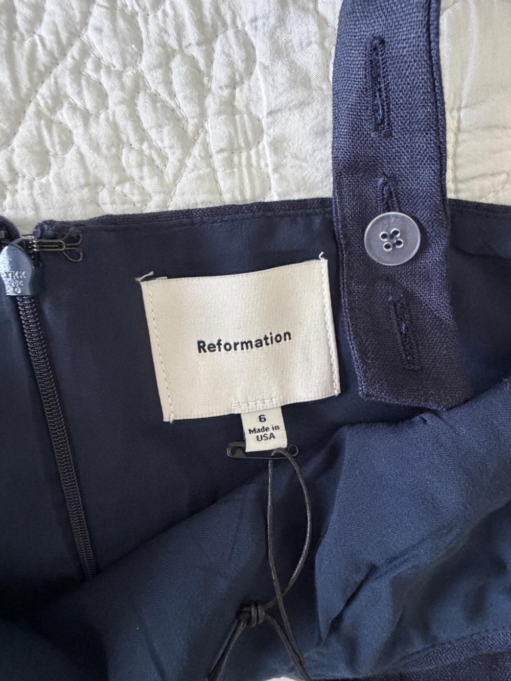 Reformation birdie linen Mini Dress - Picture 4 of 5